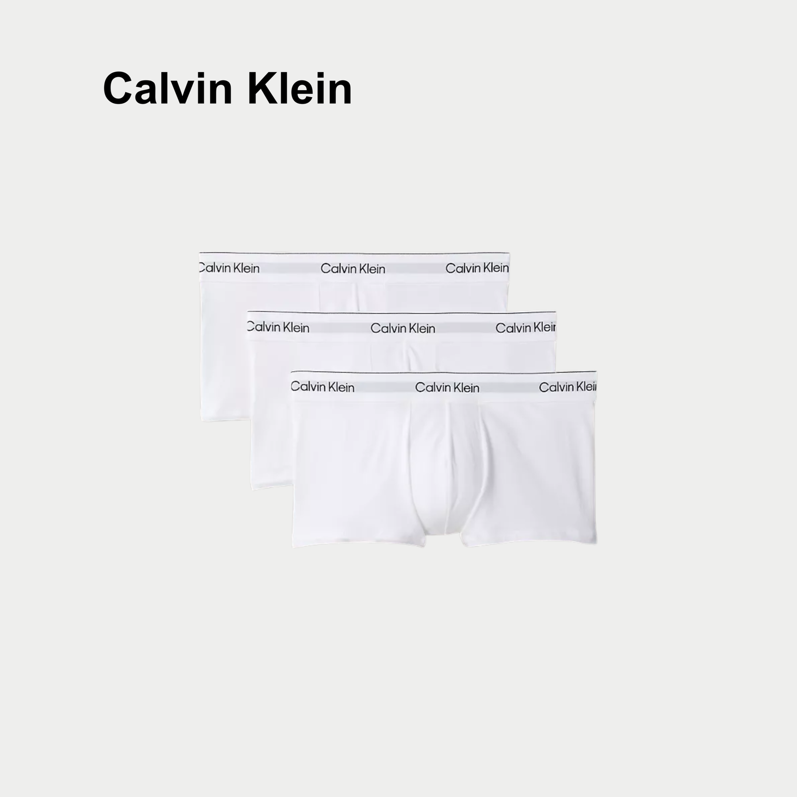 Icon Cotton Stretch 3-Pack Low Rise Trunk