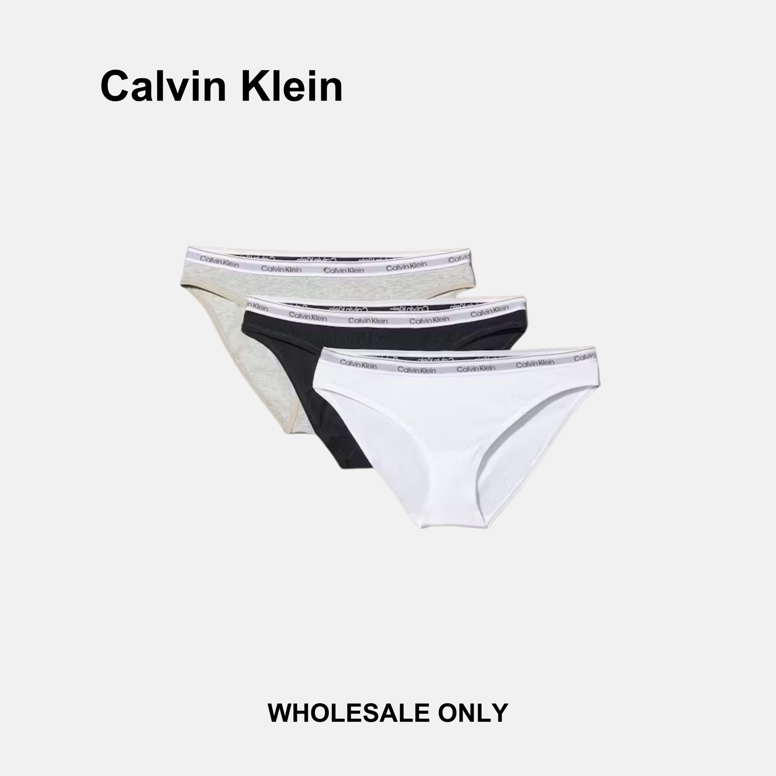 Calvin Klein Icon Logo 3 Pack Bikini Briefs - Image 6