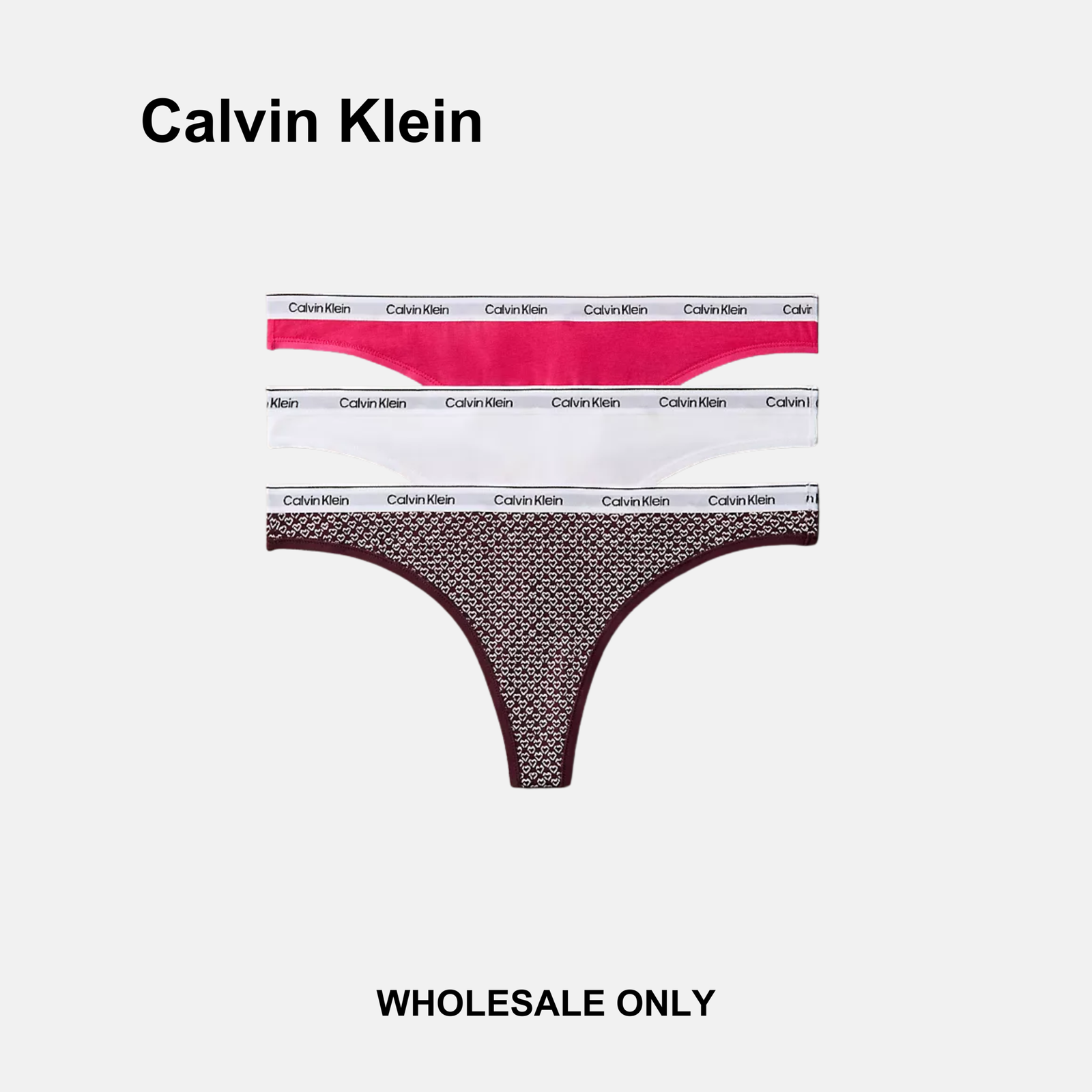 Calvin klein Icon Logo 3 Pack Thongs - Image 10