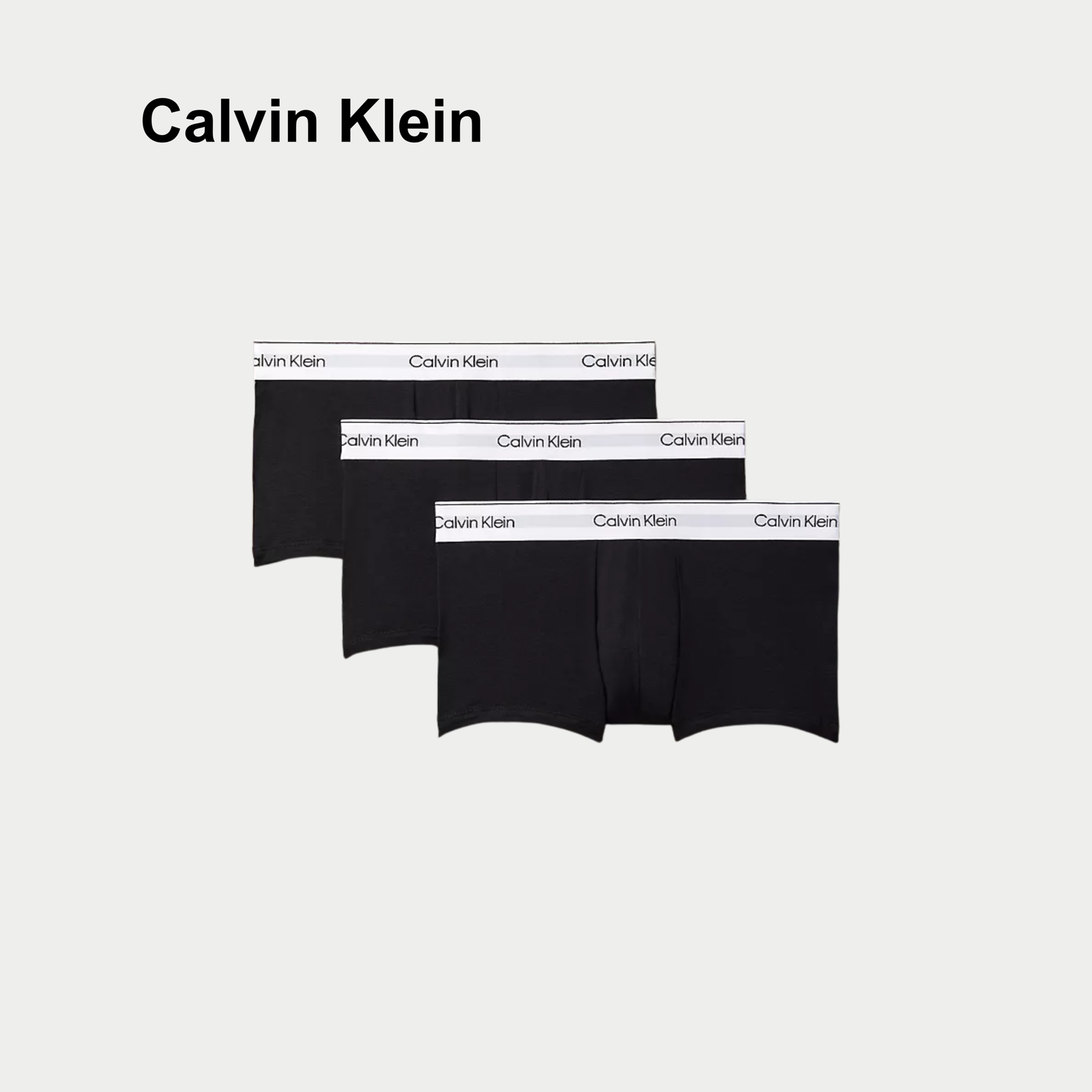 Icon Cotton Stretch 3-Pack Low Rise Trunk - Image 2