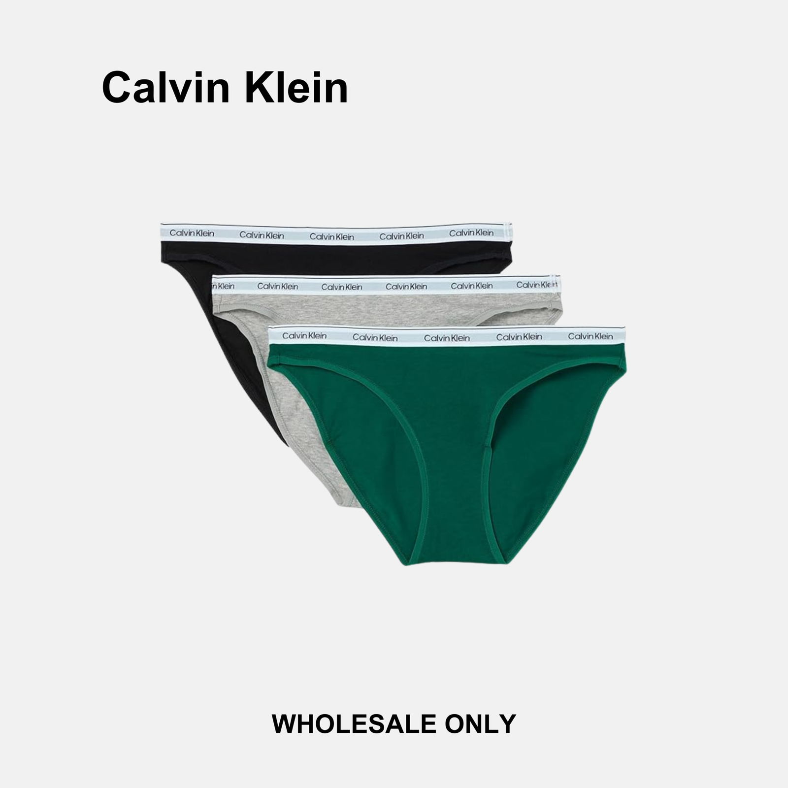 Calvin Klein Icon Logo 3 Pack Bikini Briefs - Image 4