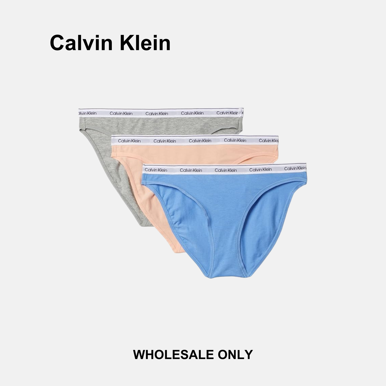 Calvin Klein Icon Logo 3 Pack Bikini Briefs - Image 5
