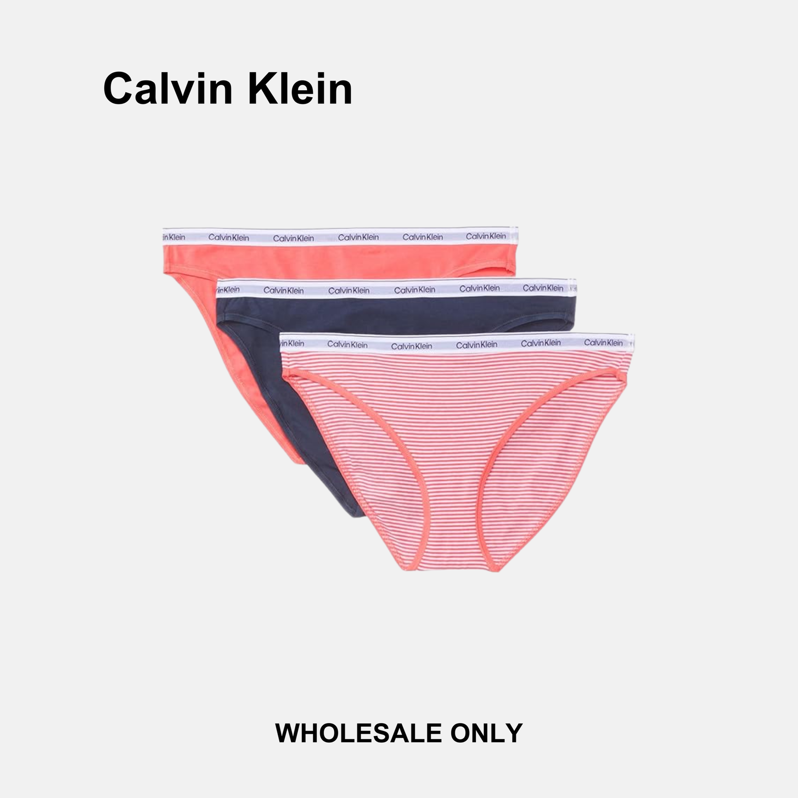 Calvin Klein Icon Logo 3 Pack Bikini Briefs - Image 7