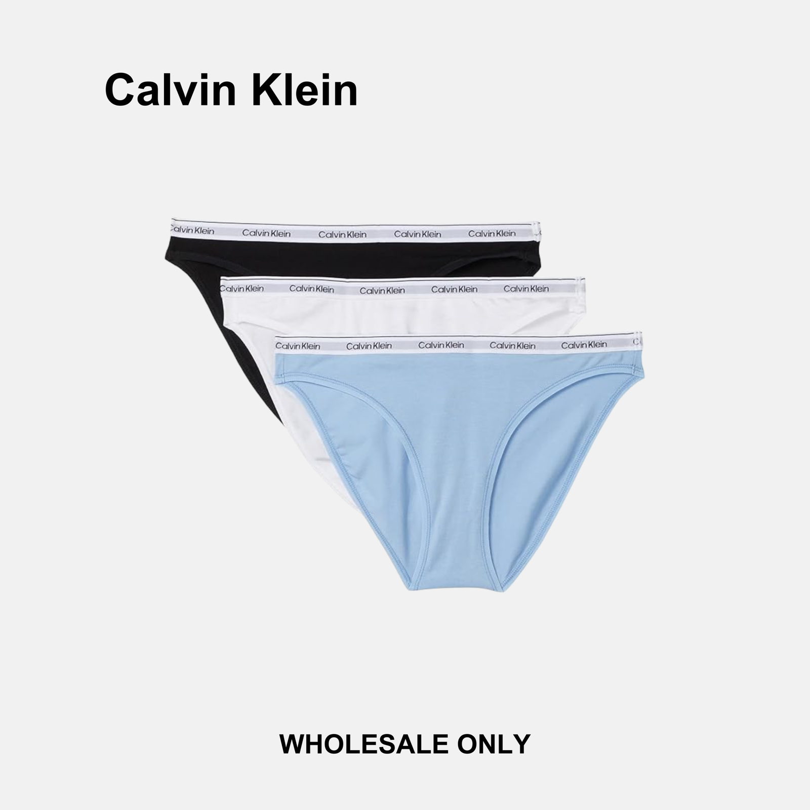 Calvin Klein Icon Logo 3 Pack Bikini Briefs - Image 8