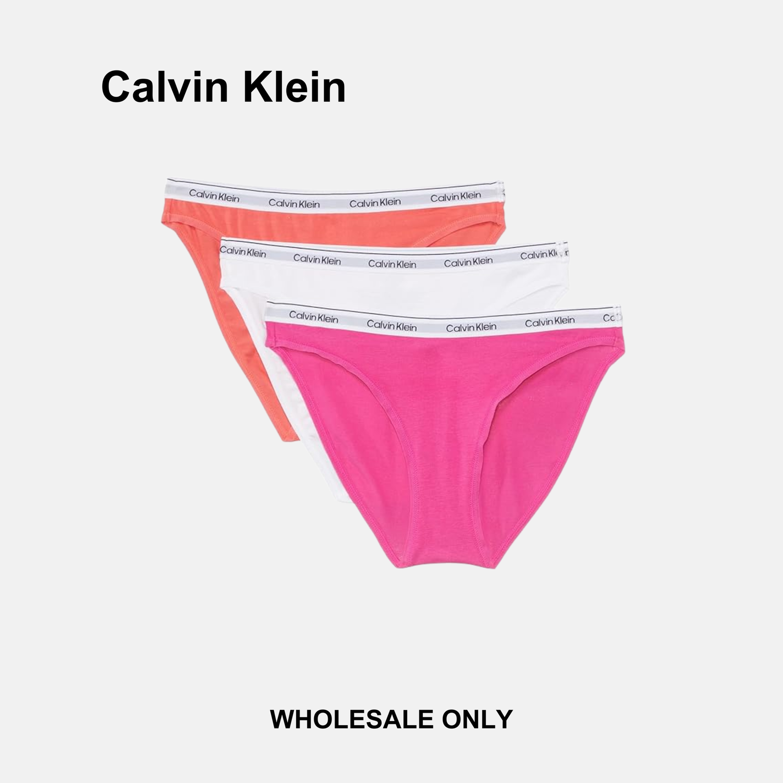 Calvin Klein Icon Logo 3 Pack Bikini Briefs - Image 9