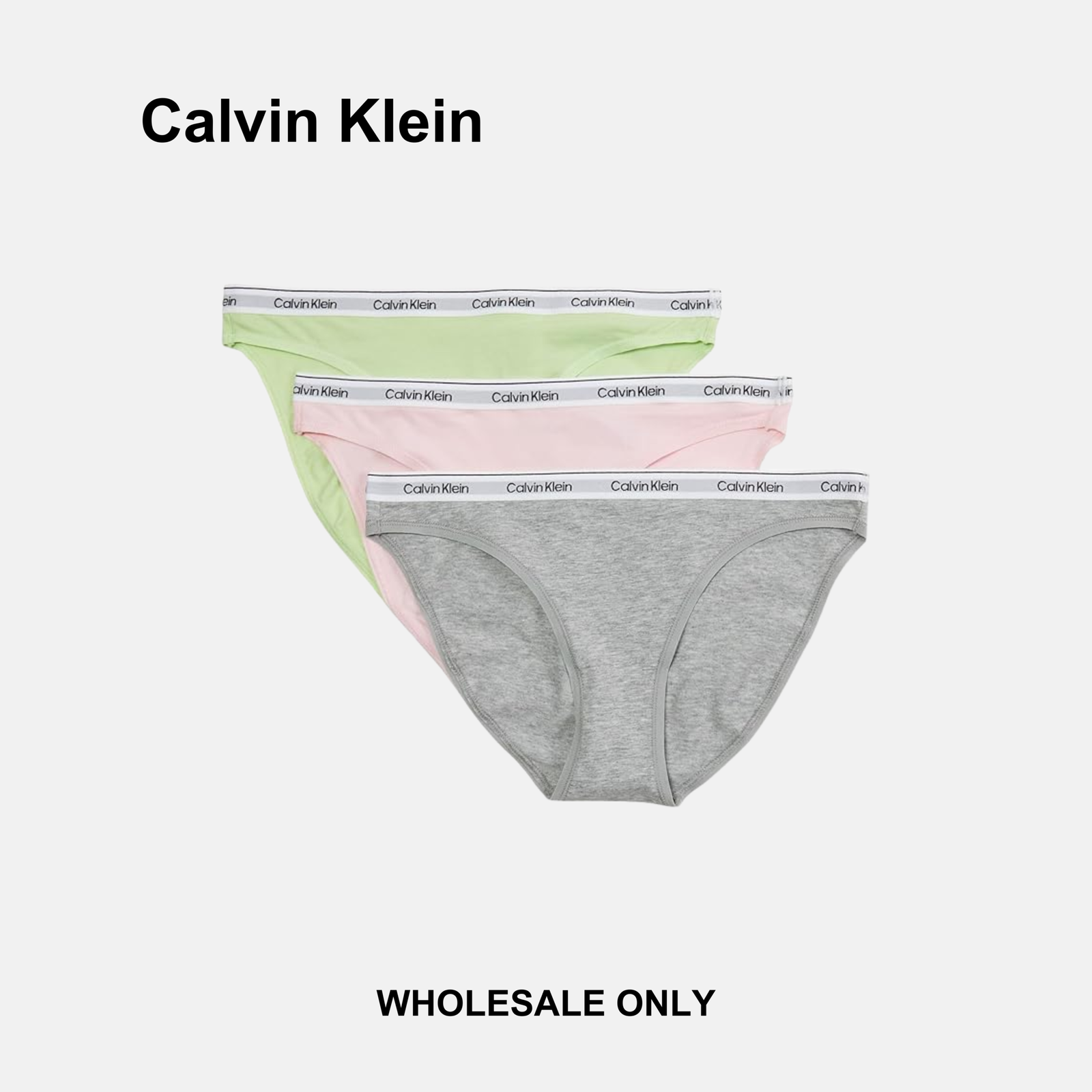 Calvin Klein Icon Logo 3 Pack Bikini Briefs - Image 10
