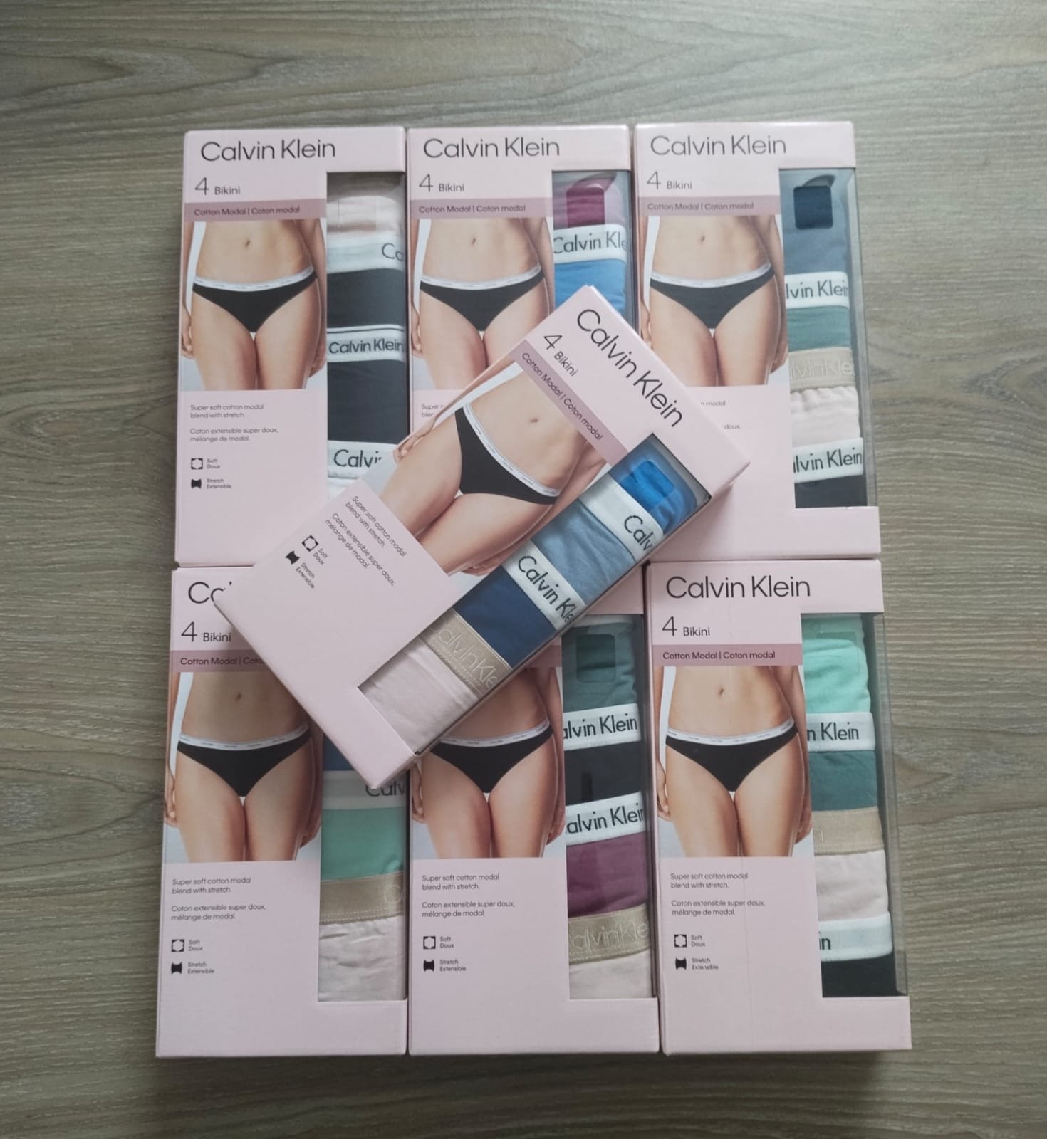 Calvin Klein Icon Logo 4 Pack Bikini Briefs